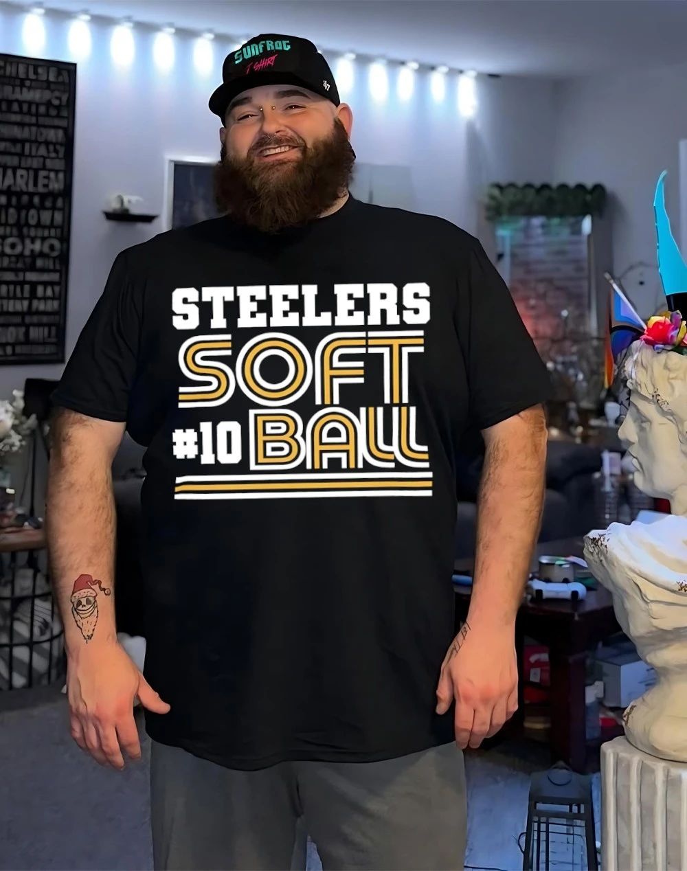 Custom team and number softball mom shirt