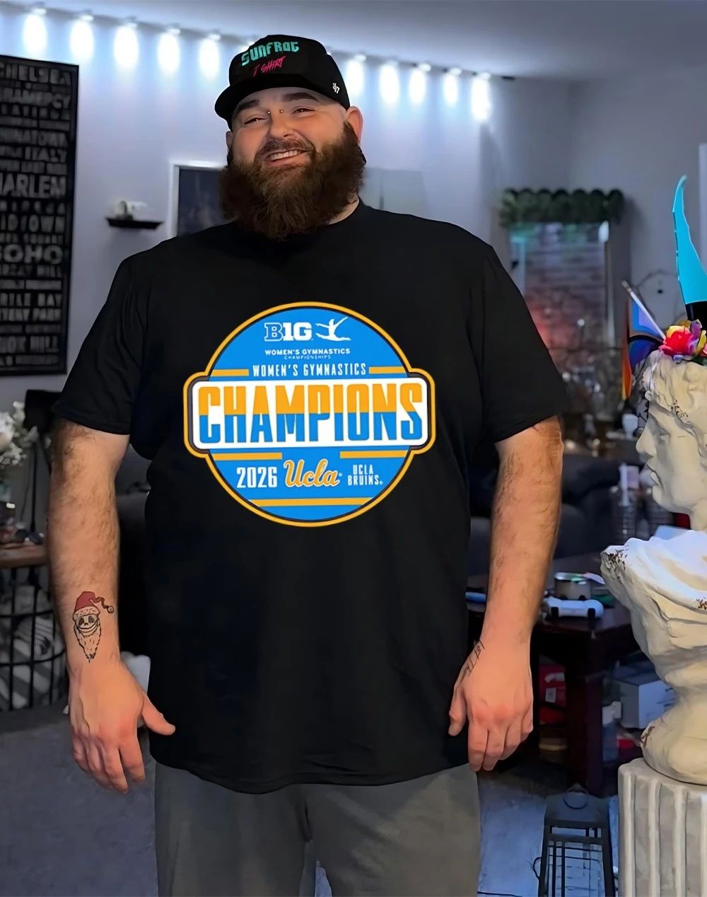 UCLA Bruins 2026 Big Ten Women’s Gymnastics Tournament Champions Locker Room shirt
