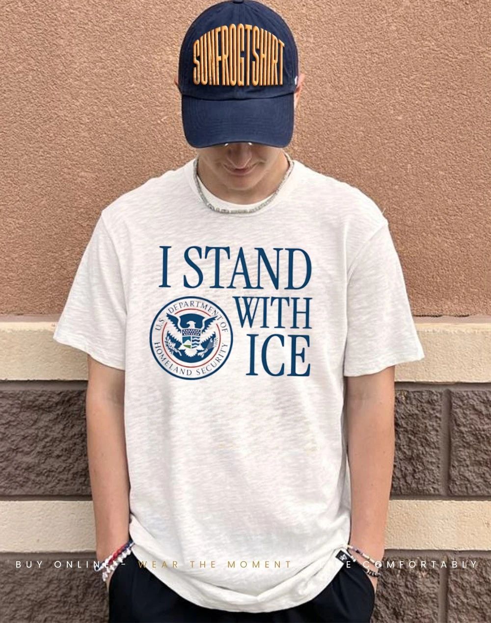 I Stand With Ice US Department of Homeland Security 2026 logo shirt