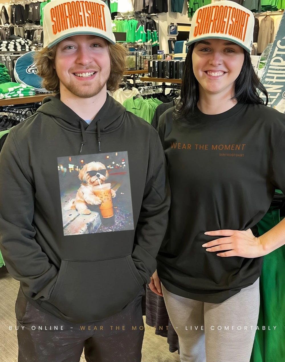 Shih Tzu Drinking Iced Coffee shirt