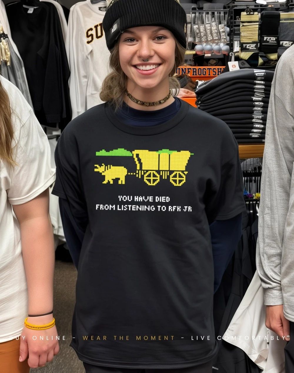 You have died listening to RFK Jr 8bit Game shirt