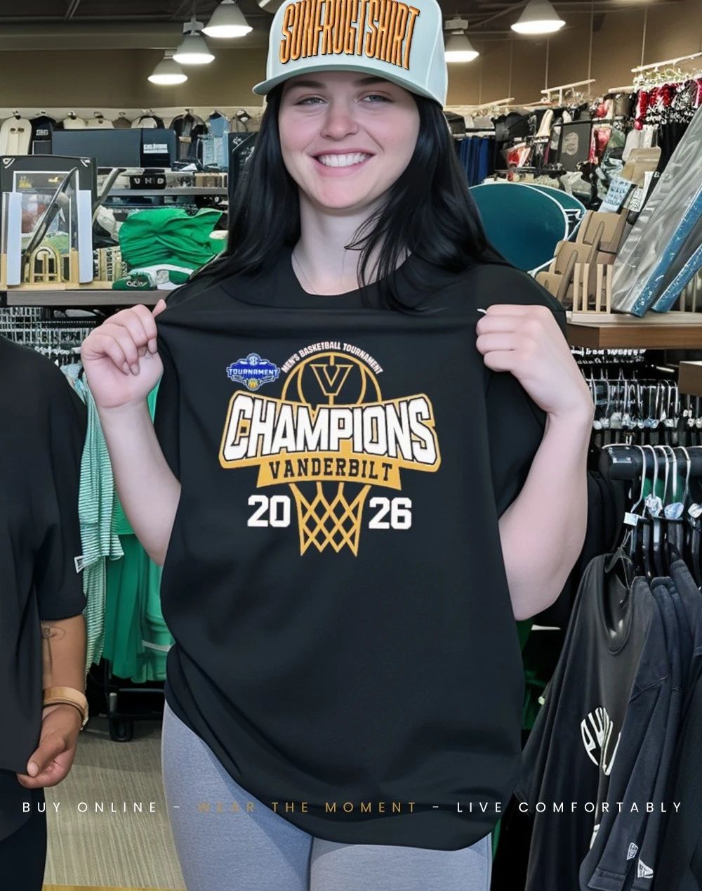 Vanderbilt Commodores 2026 Southeastern Conference Men’s Basketball Tournament Champions shirt