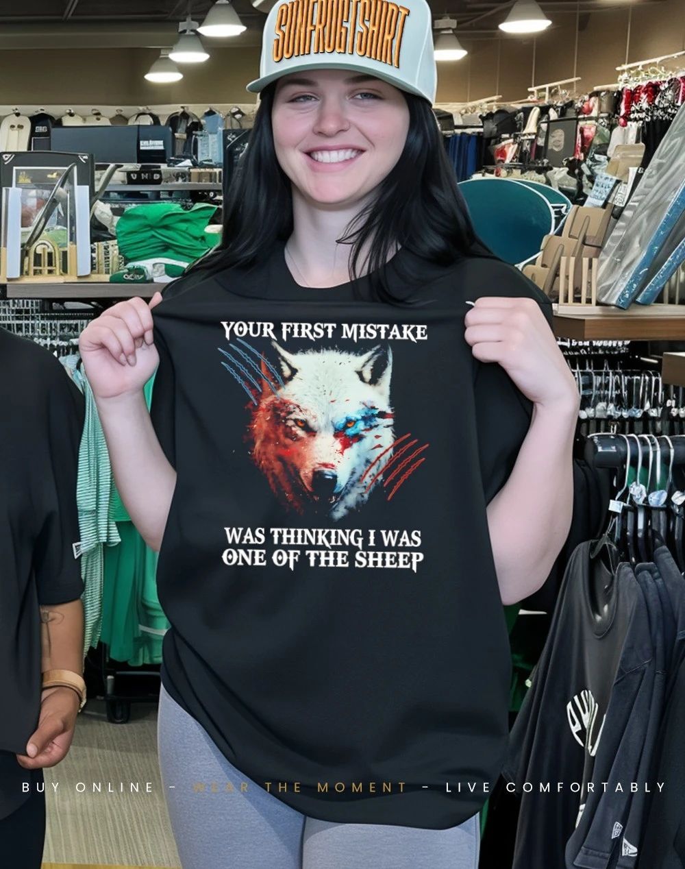 Wolf your first mistake was thinking I was one of the sheep shirt