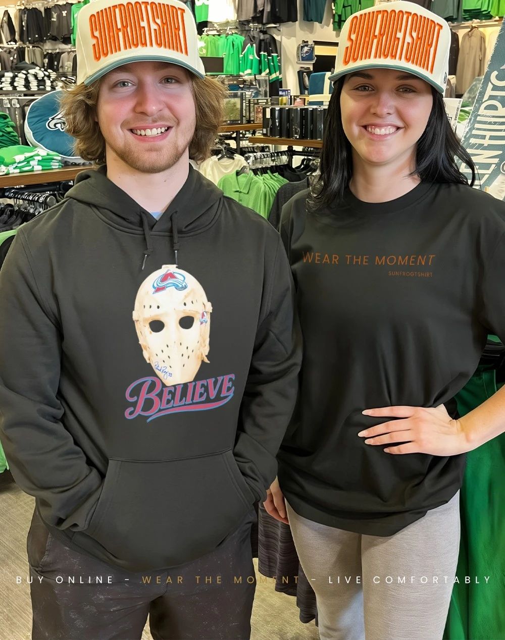 Believe Mask Colorado Avalanche shirt