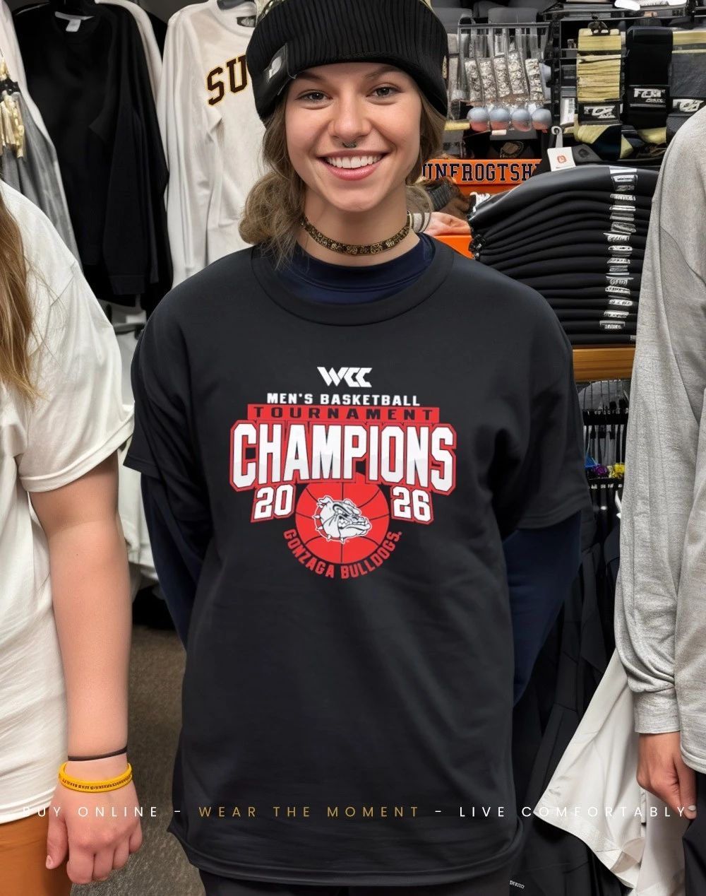 Gonzaga Bulldogs 2026 Men’s Basketball WCC Champions shirt