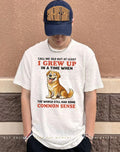 Dog call me old but at least I grew up world still had some common sense shirt
