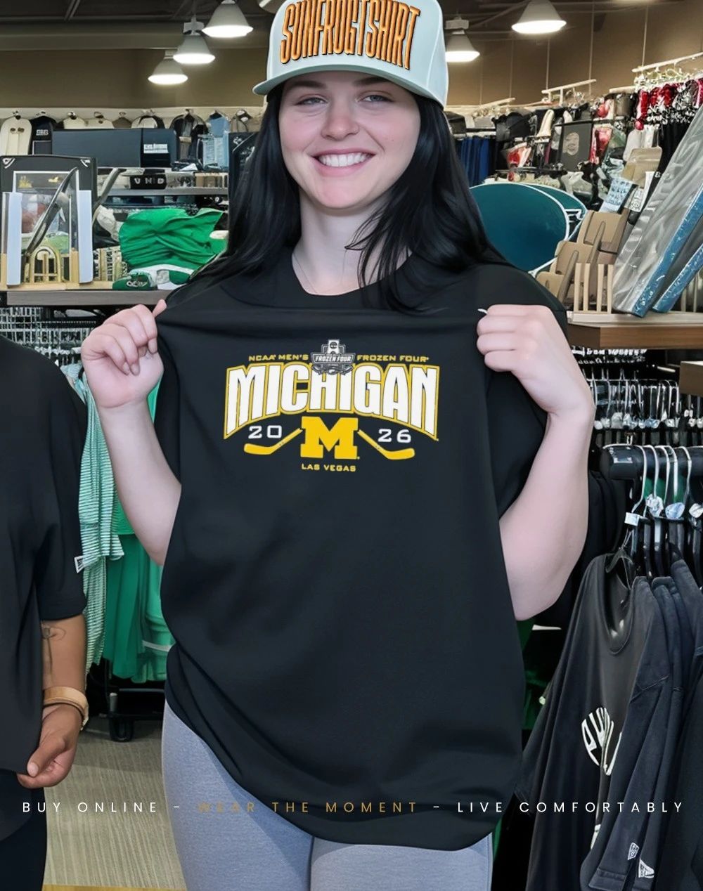 Michigan Wolverines 2026 Men’s Frozen Four shirt