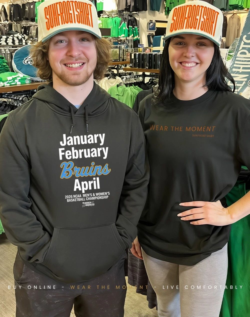 January February Bruins April UCLA Bruins 2026 NCAA Basketball Championship March Madness shirt