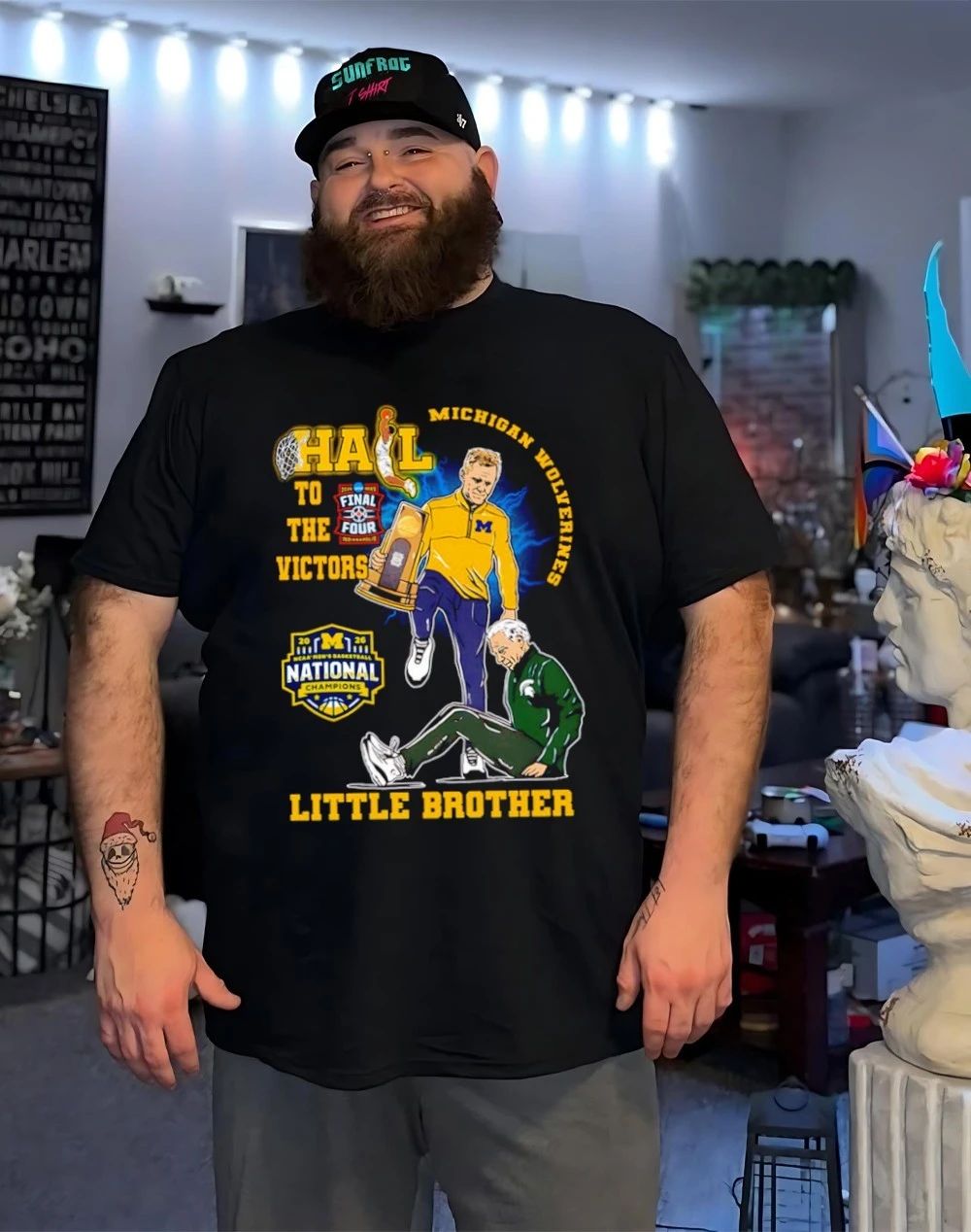 Michigan Wolverines Men’s Basketball National Champions 2026 Hail to the Victors coach shirt