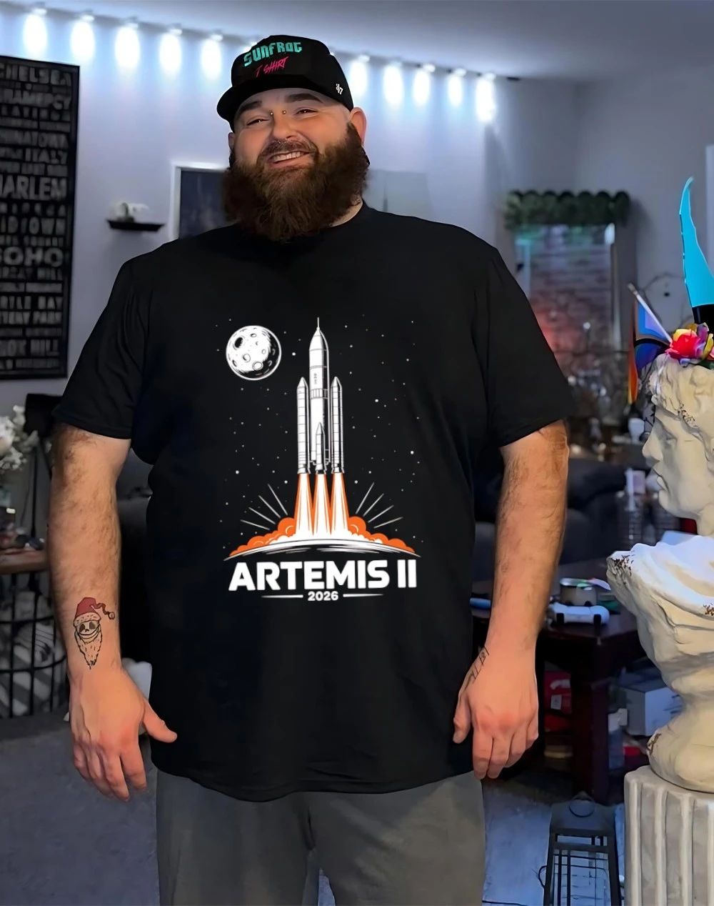 Artemis II 2026 Launch To The Moon Shirt