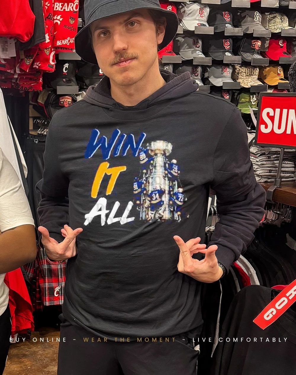 Buffalo Sabres Win It All 2026 Stanley Cup Playoffs front and back shirt