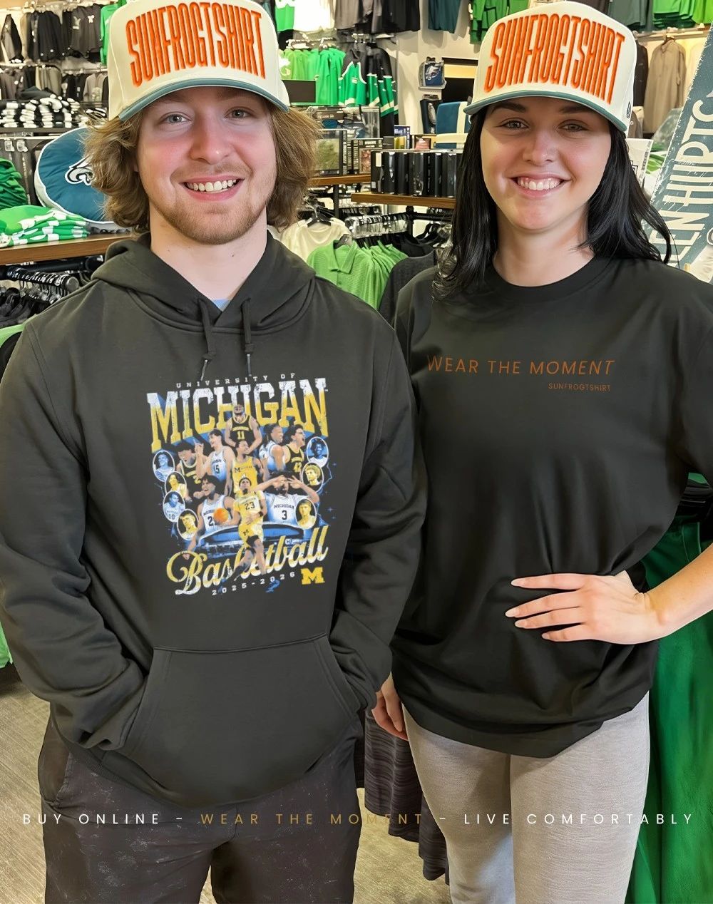 Michigan Wolverines 2025 2026 team graphic shirt