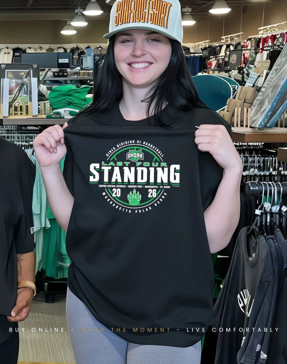 2026 OHSAA Girls Basketball D6 Last Four Standing Margaretta Polar Bears shirt