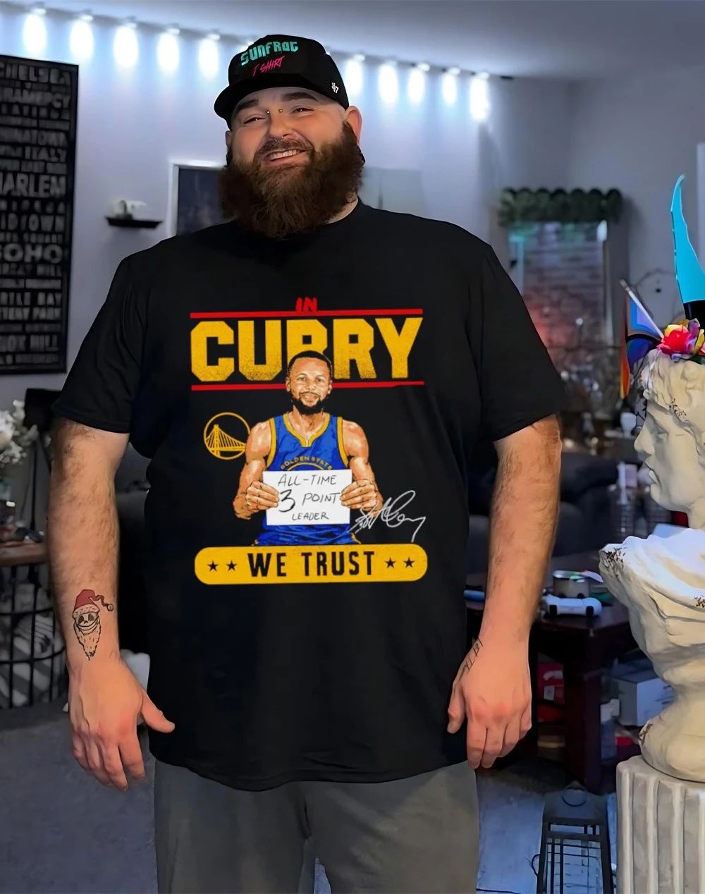 Steph Curry Golden State Warriors 3 Point Leader Trust signature shirt