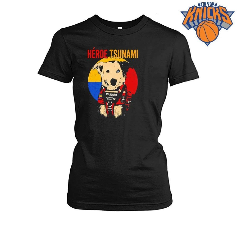 Heroe Tsunami Venezuela K9 Rescue Dog Distressed Circle Shirt