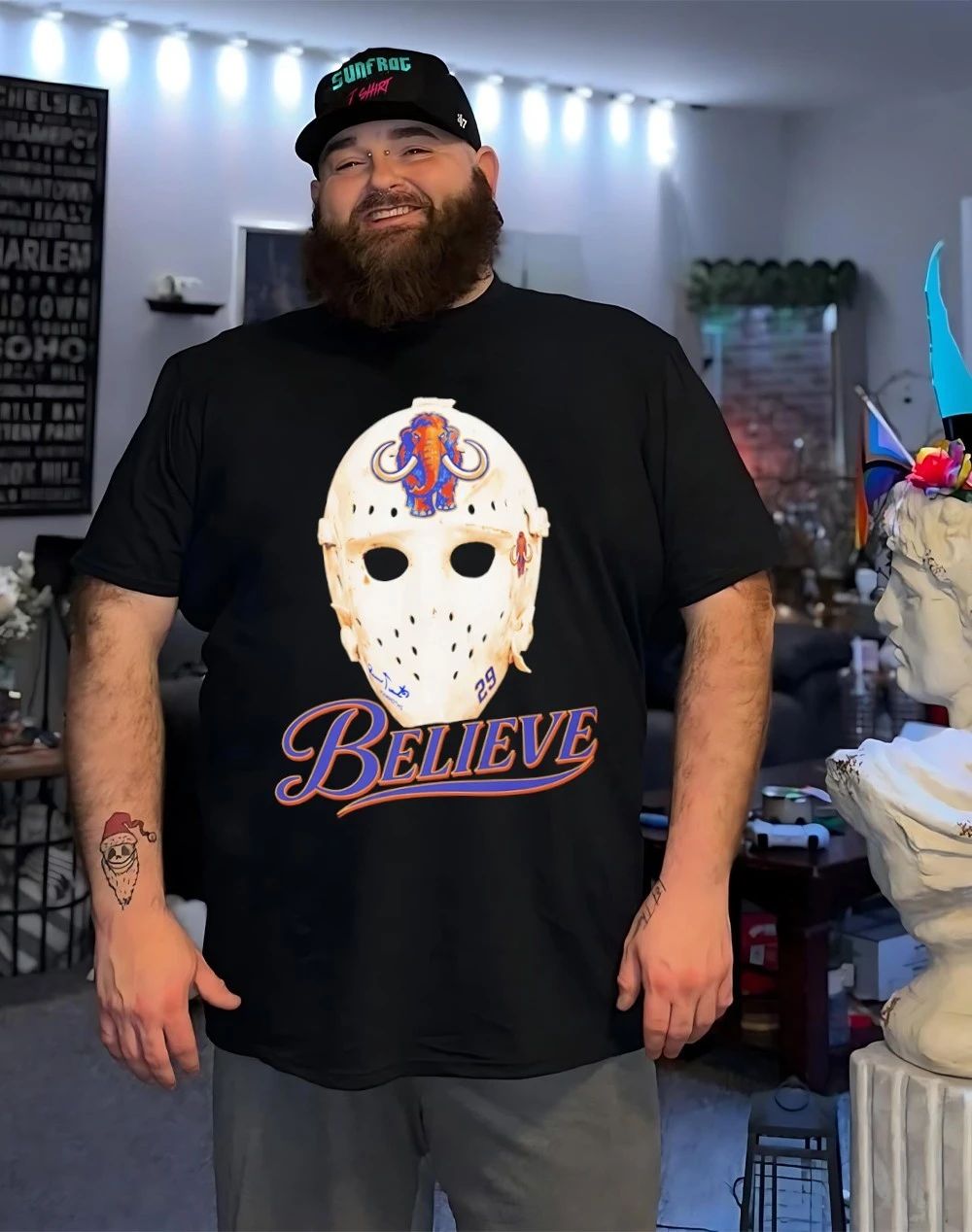 Believe Mask Utah Mammoth shirt