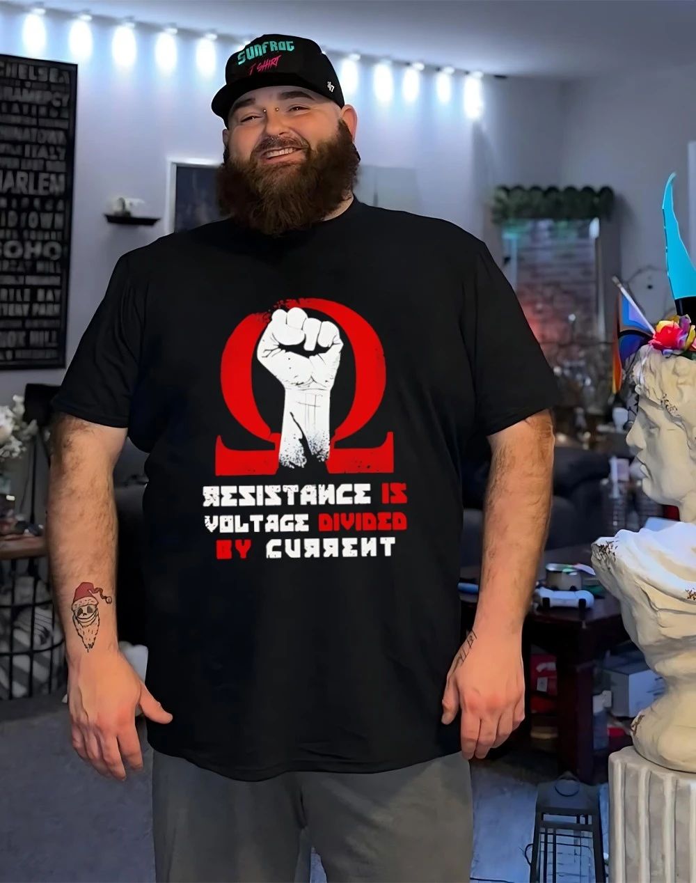 Resistance is Voltage Divided by Current shirt