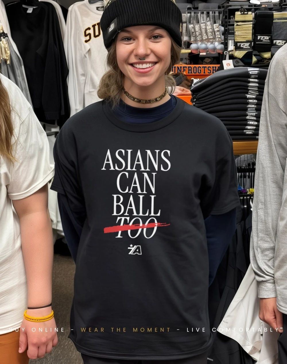 Asians Can Ball Too Asian Americans Sports Shirt