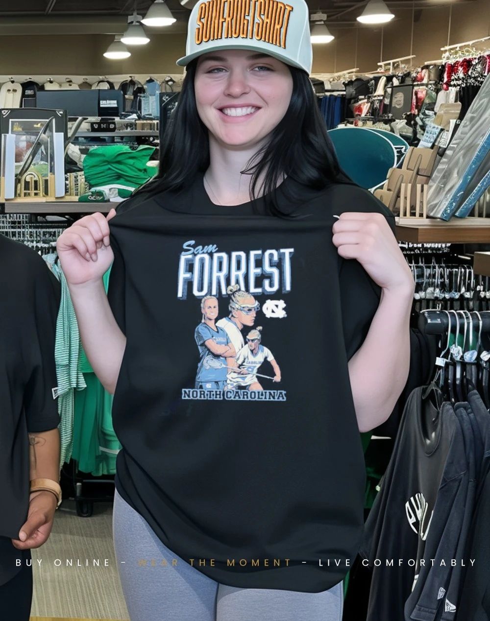 Sam Forrest UNC Illustrated shirt