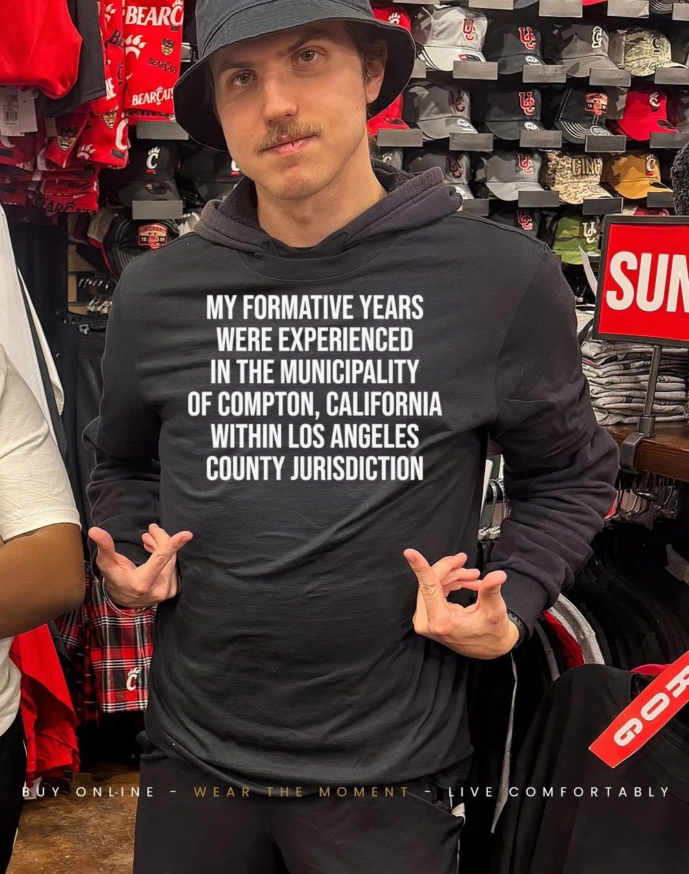My formative years were spent in the municipality of compton California shirt