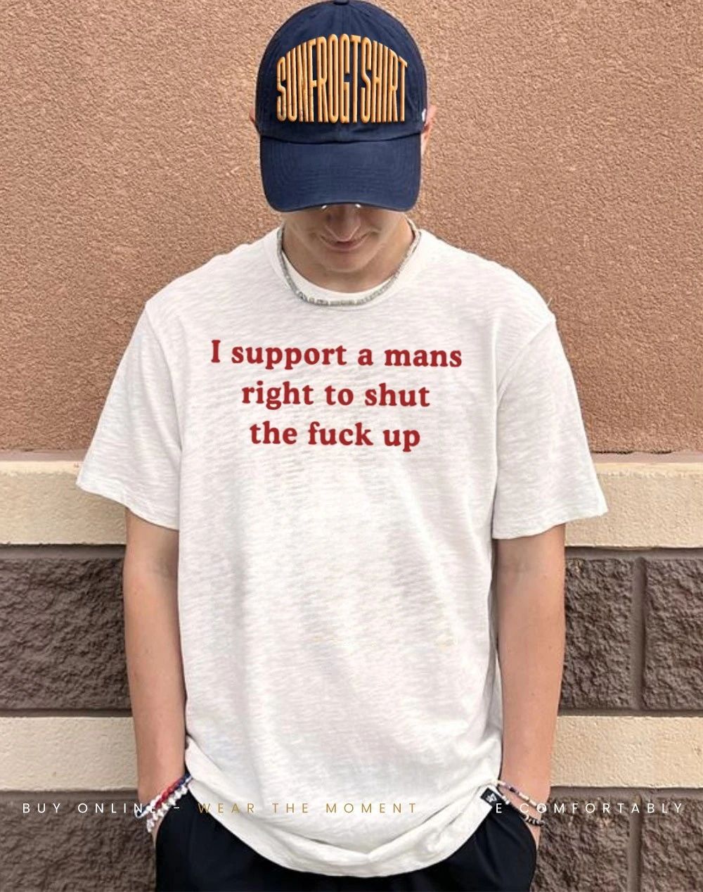 Lili Reinhart wearing I Support A Mans Right To Shut Up shirt