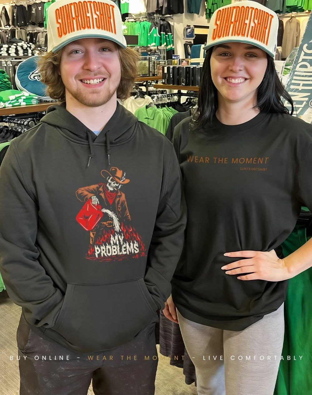 Fueling the Fire My Problems skeleton shirt