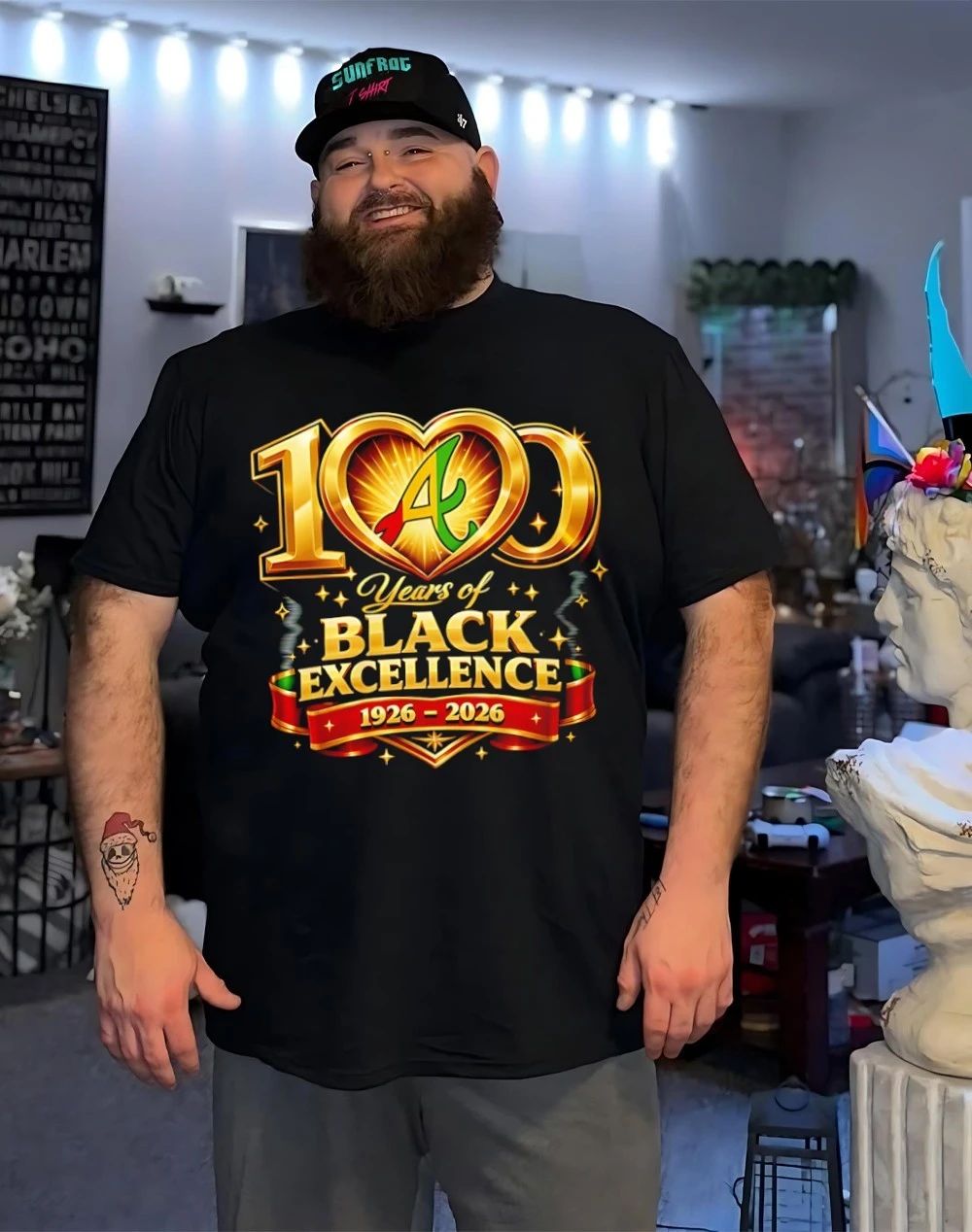 Atlanta Braves 100 Years of Black Excellence 1926 2026 logo shirt