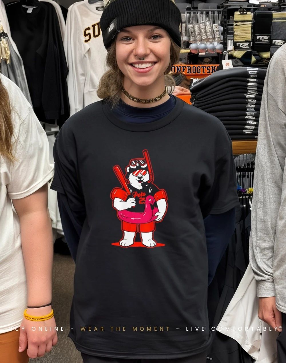 Pete Alonso New York Mets Polar Splash cartoon shirt