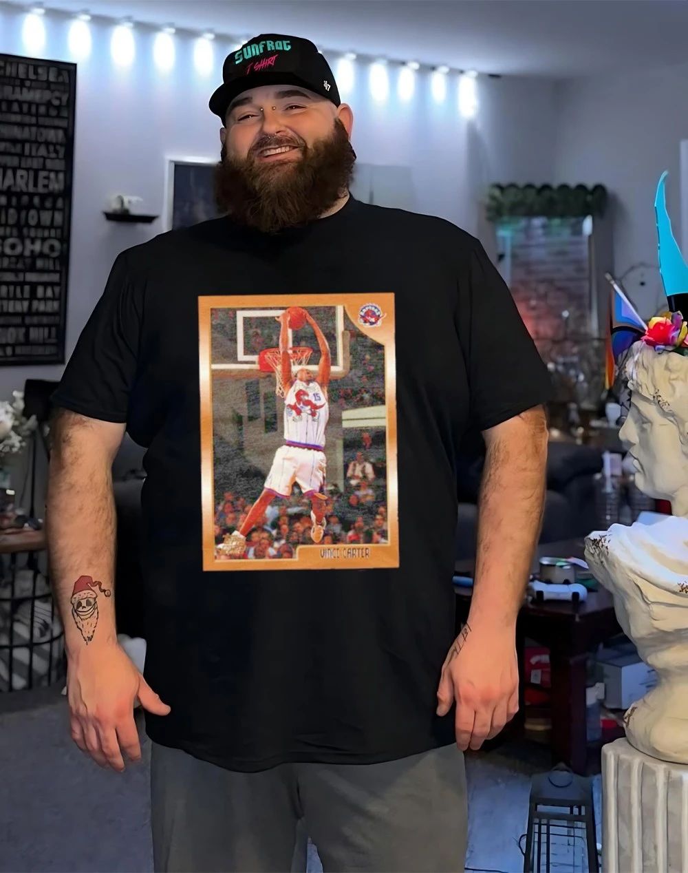 Vince Carter Raptors 1998 Topps Basketball Legendary Card shirt