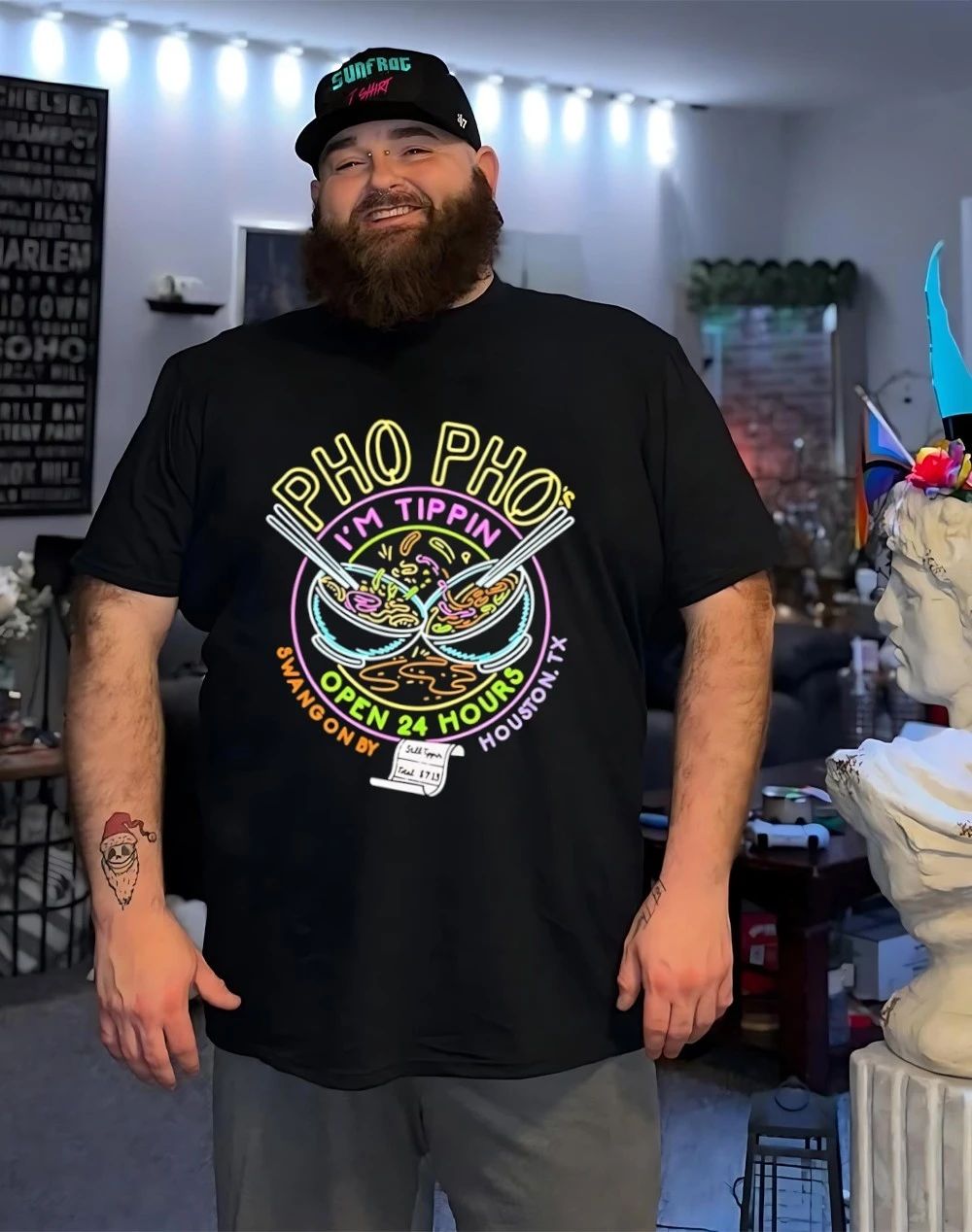 Pho Pho Im Tippin Open 24 Hours Logo shirt