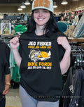 Jeg fisker fordi jeg liker det ikke fordi jeg er god til det shirt