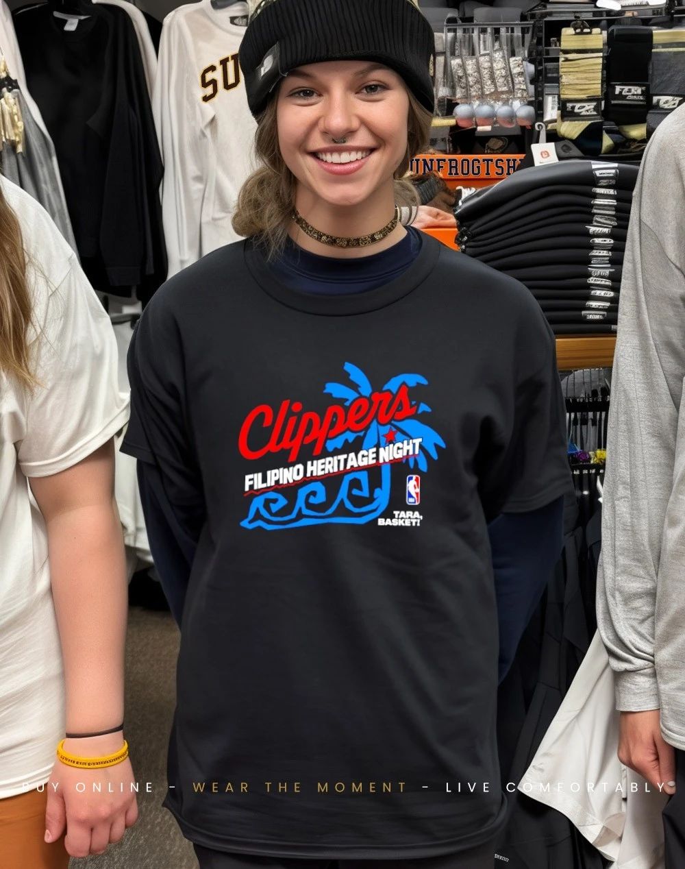 NBA Los Angeles Clippers Filipino Heritage Night 2026 shirt