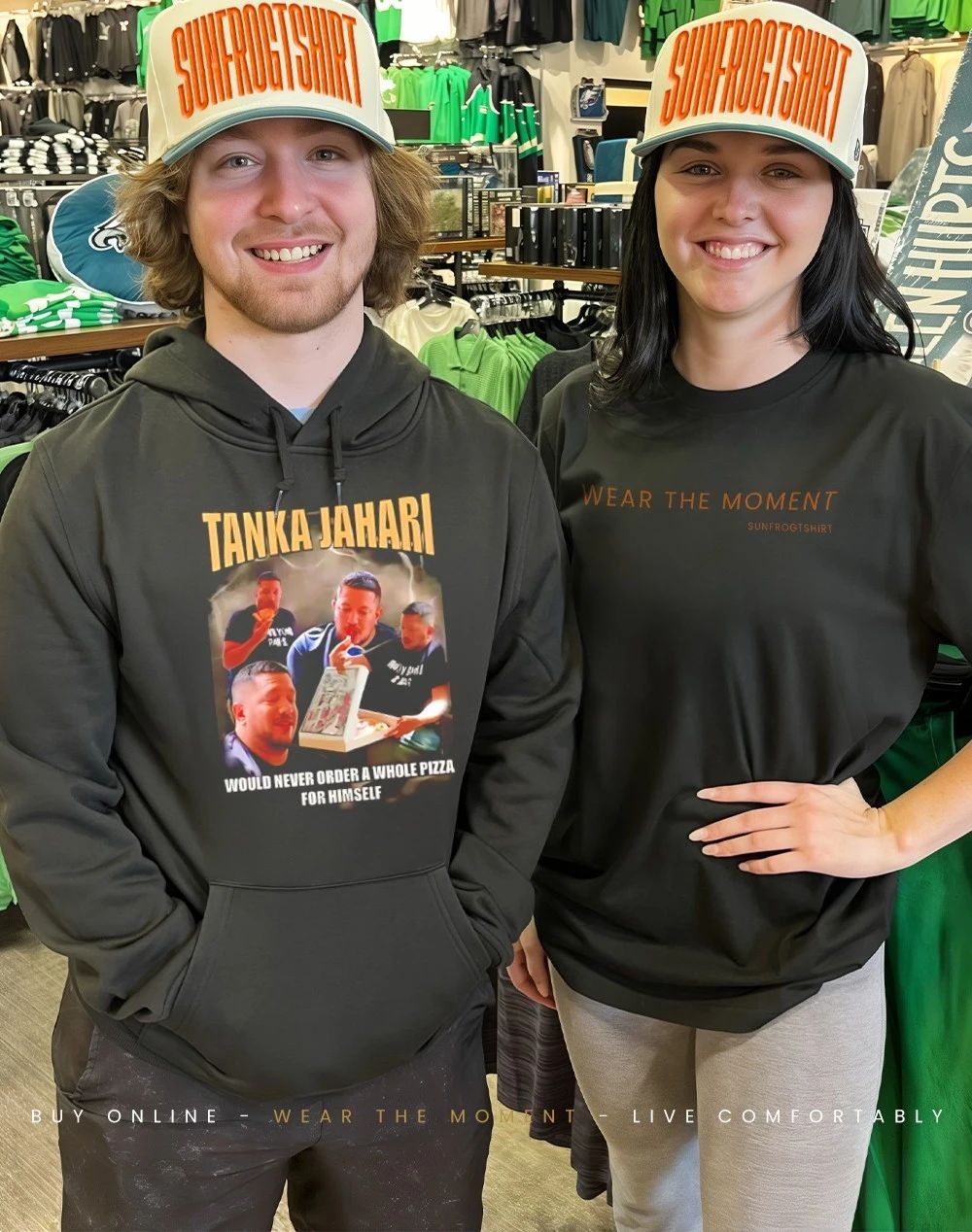 Tanka Jahari would never order a whole pizza for himself shirt