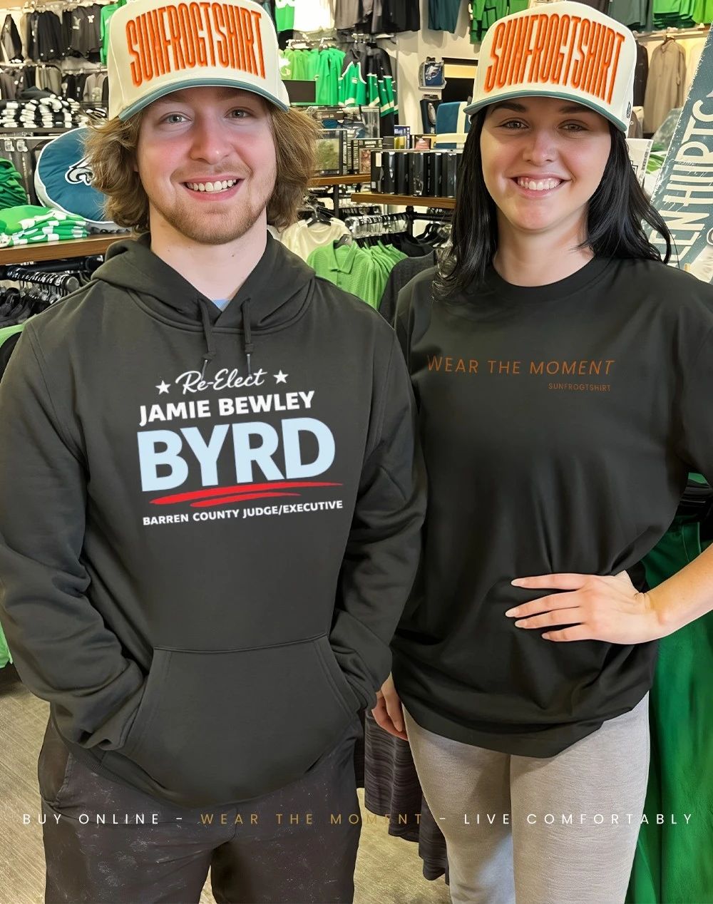 Re-elect Jamie Bewley Byrd as Barren County Judge Executive shirt
