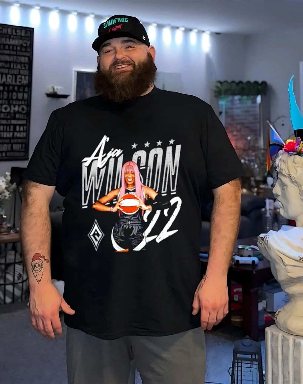 A’ja Wilson Las Vegas Aces Player Pose shirt