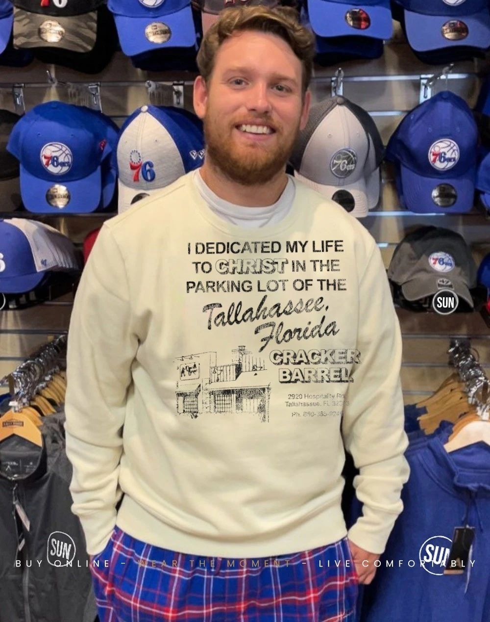 I dedicated my life to Christ Tallahassee Florida Cracker Barrel shirt
