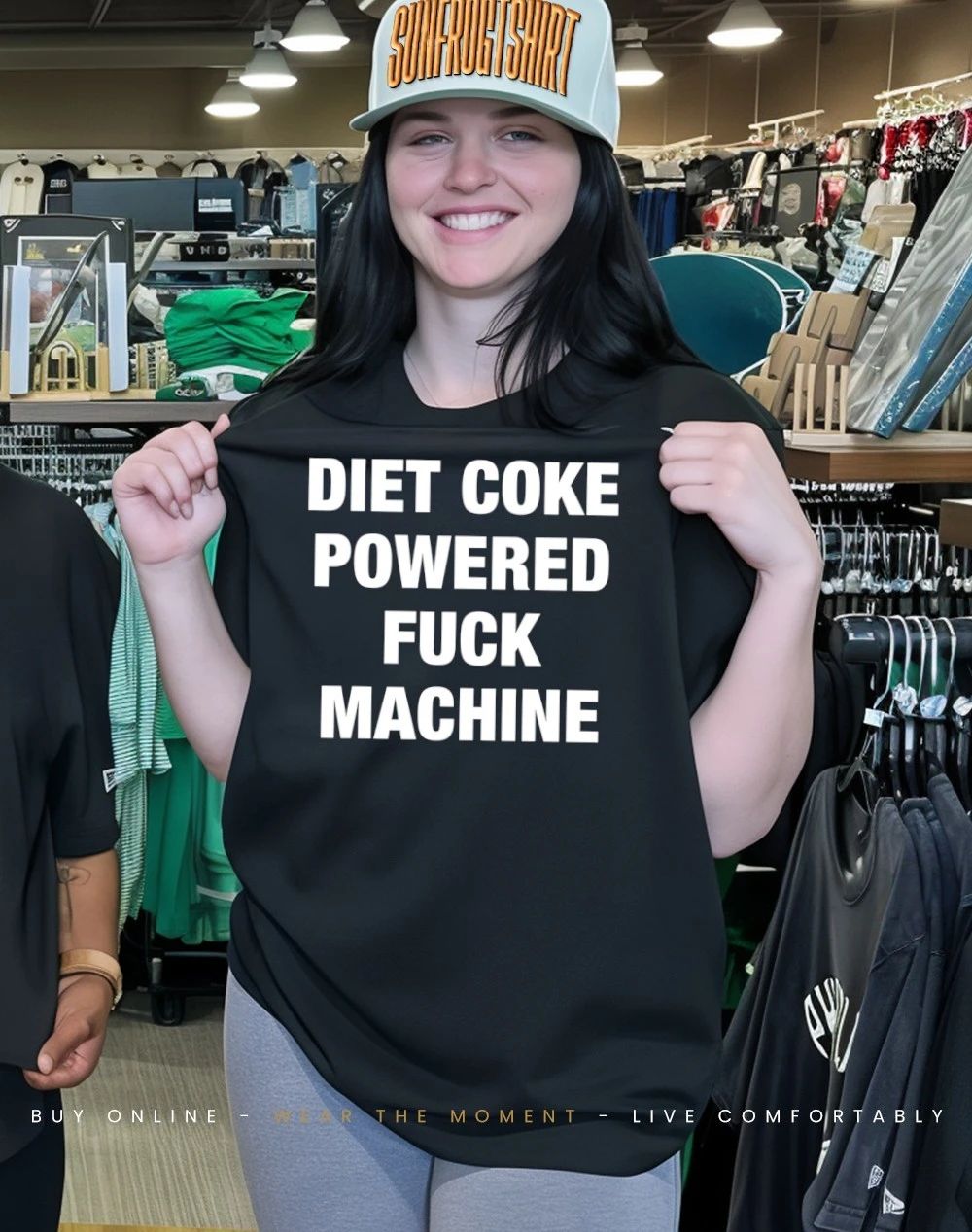 Soda powered fuck machine shirt