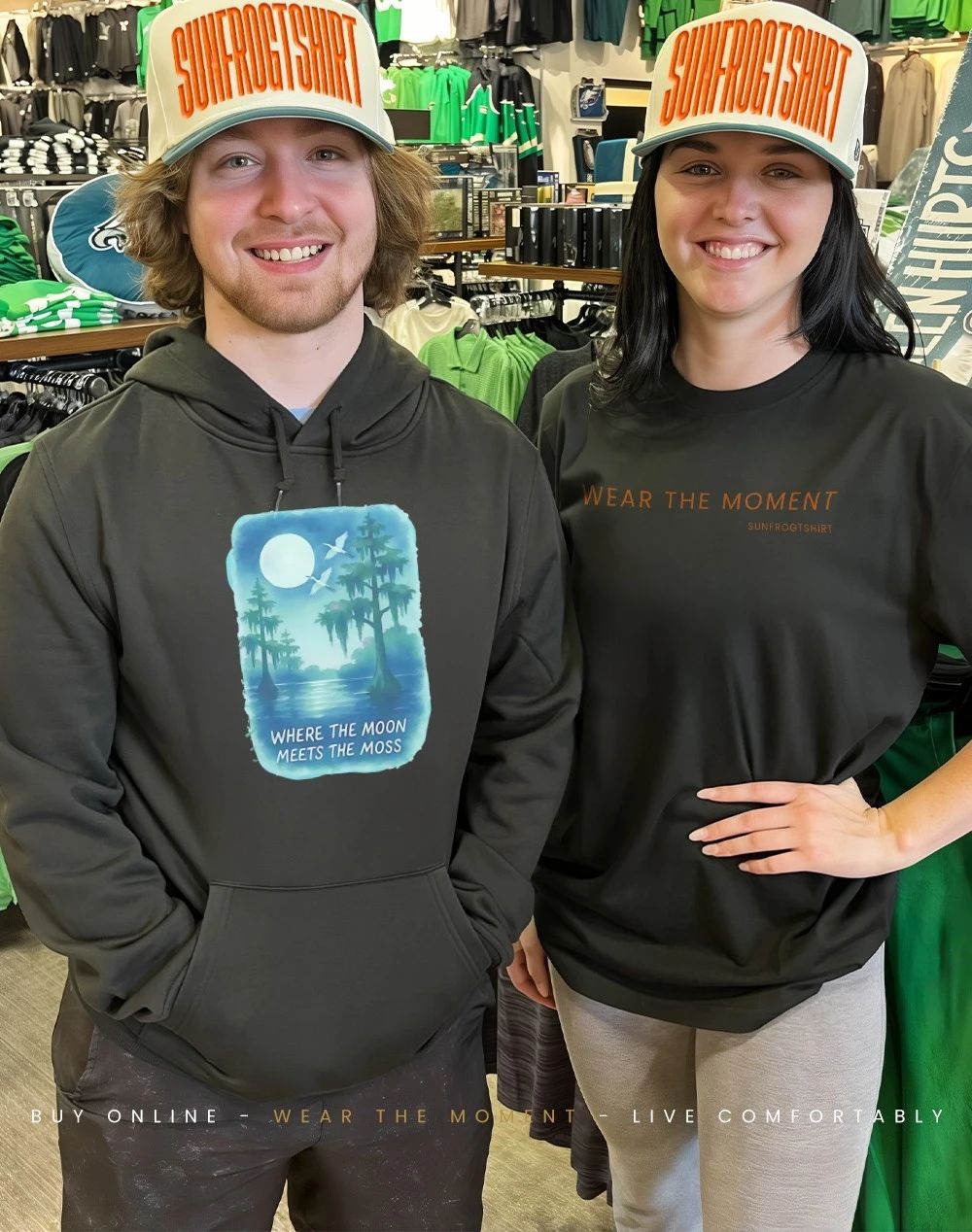 Louisiana where the moon meets moss shirt