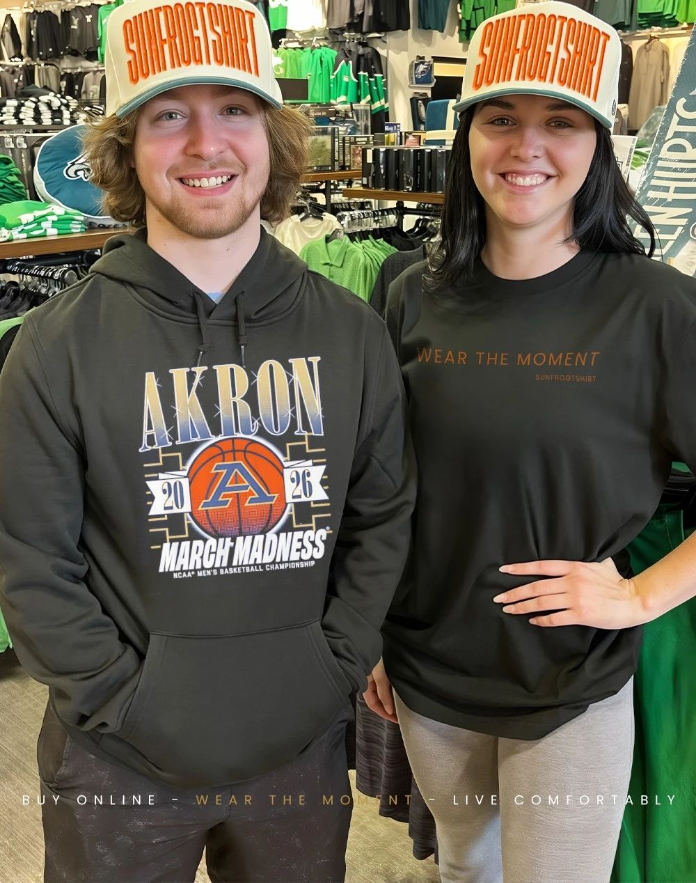 Akron Zips MBB 2026 March Madness logo shirt