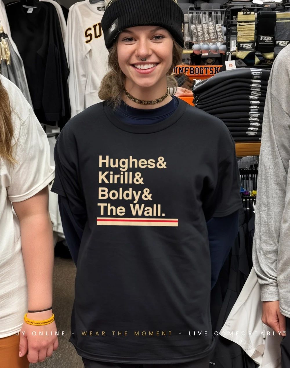 Minnesota Hockey Ampersand Hughes & Kirill & Boldy & The Wall shirt