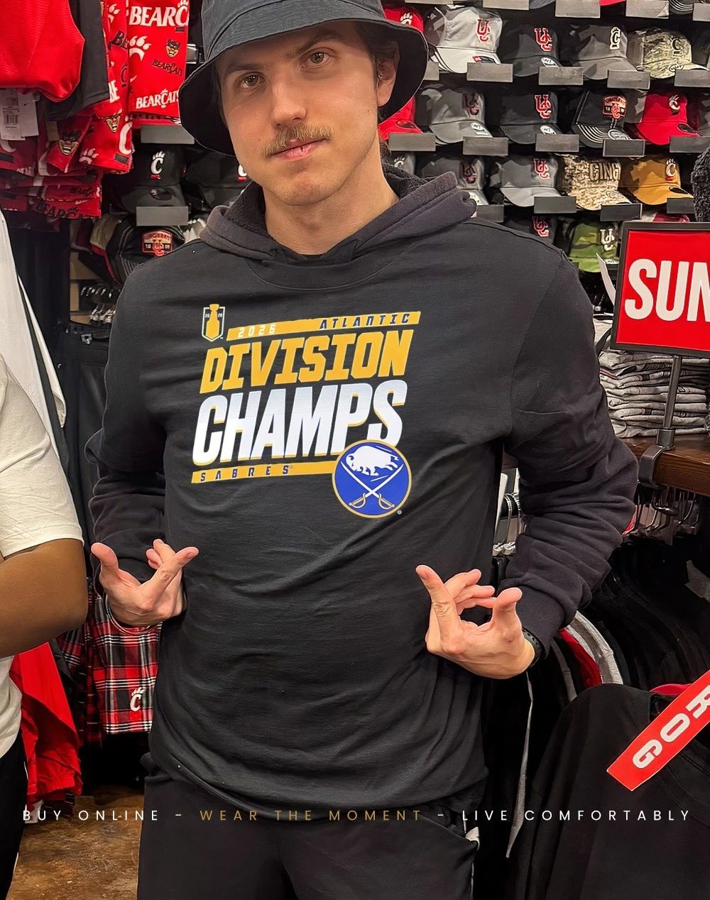 Buffalo Sabres 2026 Atlantic Division Champions shirt