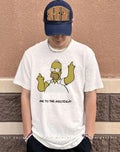 Homer Simpson middle finger me to the president shirt