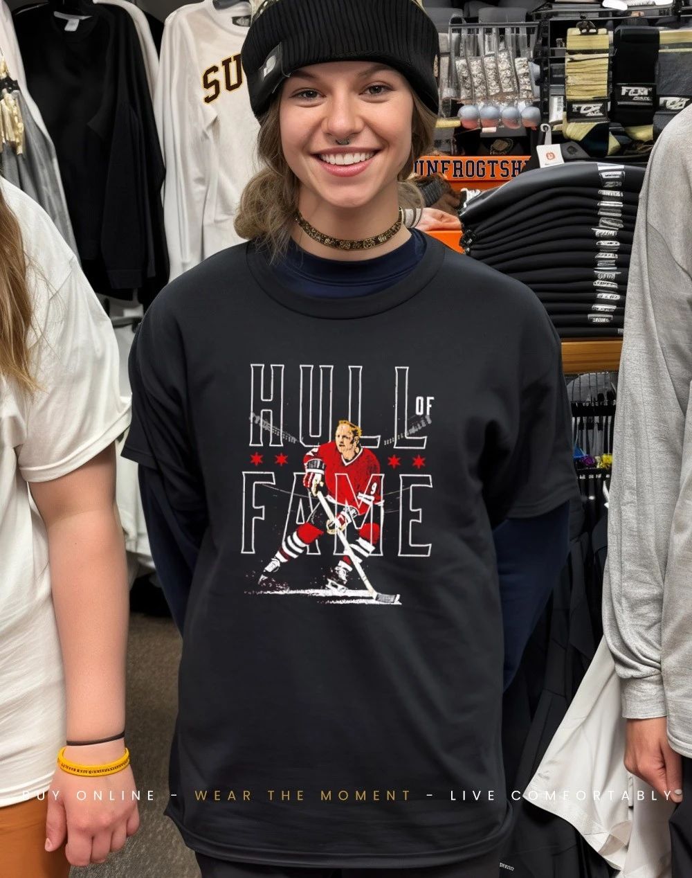 Bobby Hull Chicago hockey Hull Of Fame graphic shirt