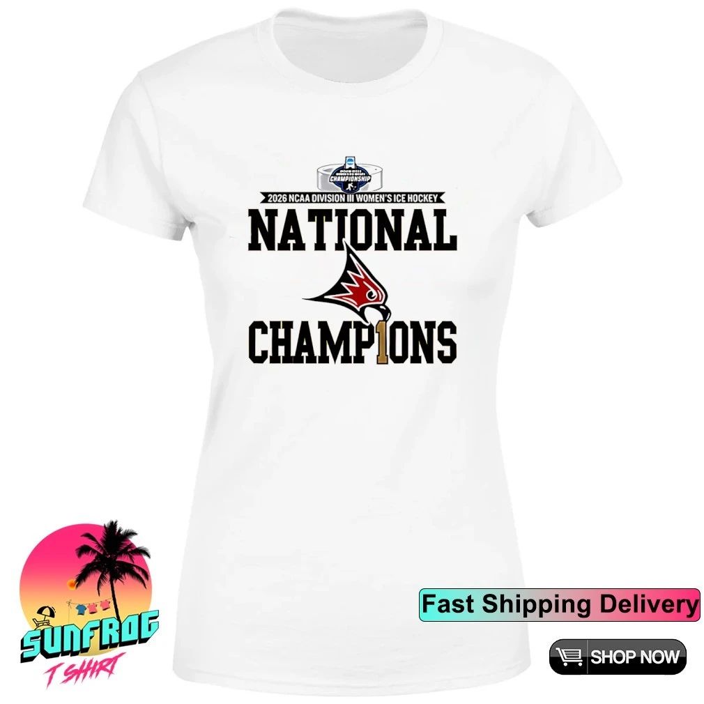 UW–River Falls Falcons 2026 Division III Women’s Ice Hockey National Champions shirt