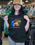 I Live Here Now Doll Funny Ballfield Dark shirt