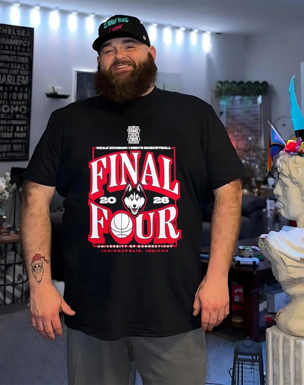 UConn Huskies NCAA Men’s Basketball Tournament March Madness Final Four 2026 shirt