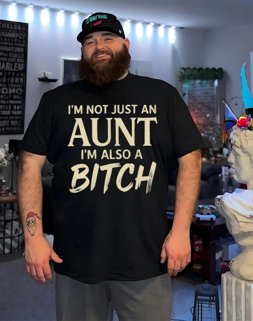I’m not just an aunt I’m also a bitch humor shirt