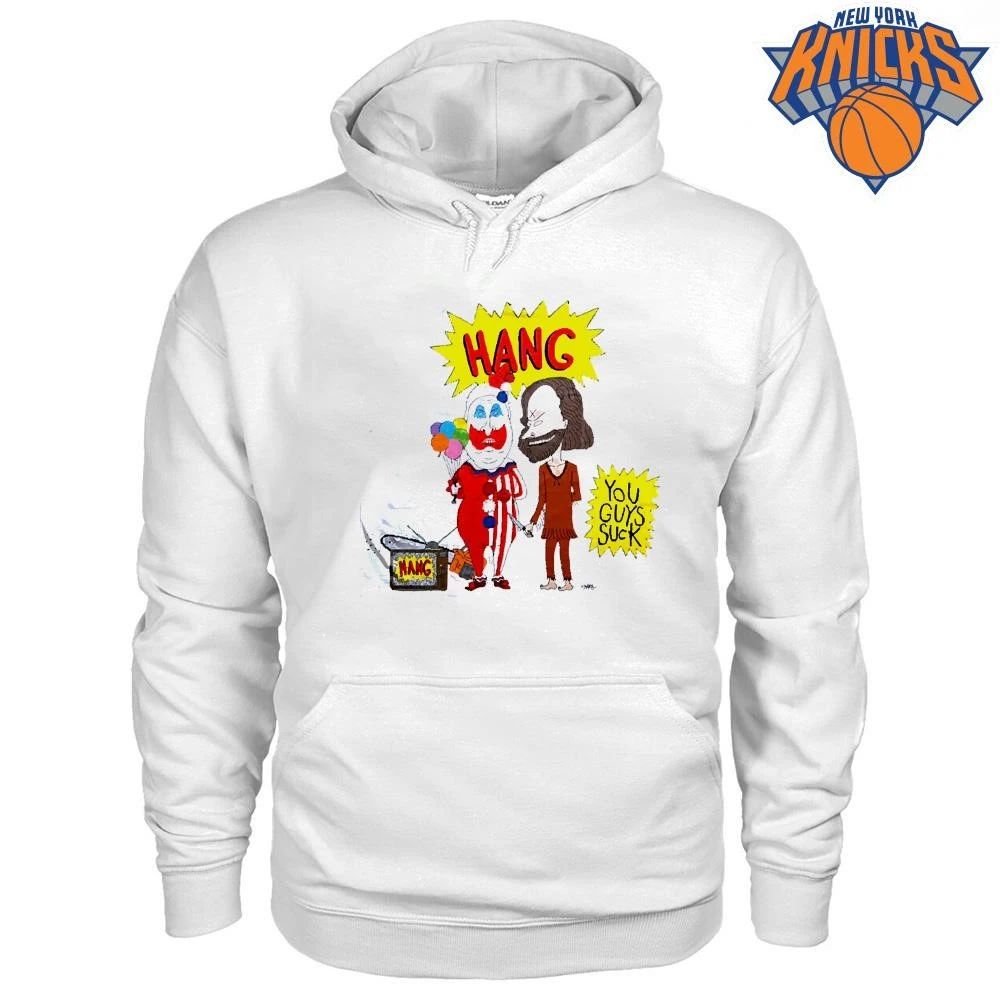 Hang You Guys Suck Killer Clown And Cult Leader Parody shirt