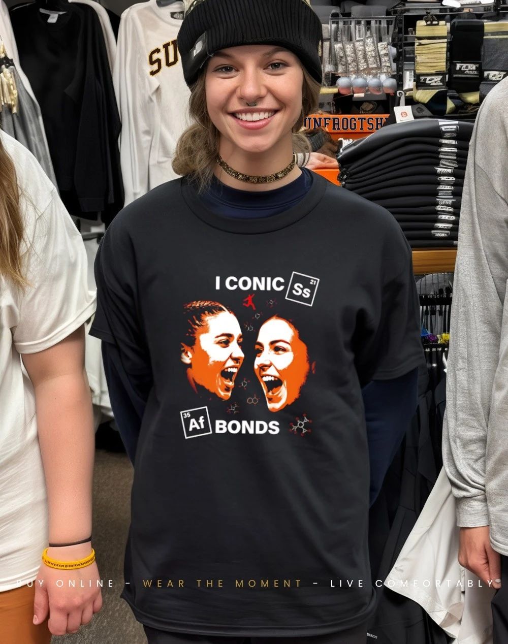 Sarah Strong and Azzi Fudd Chemistry shirt
