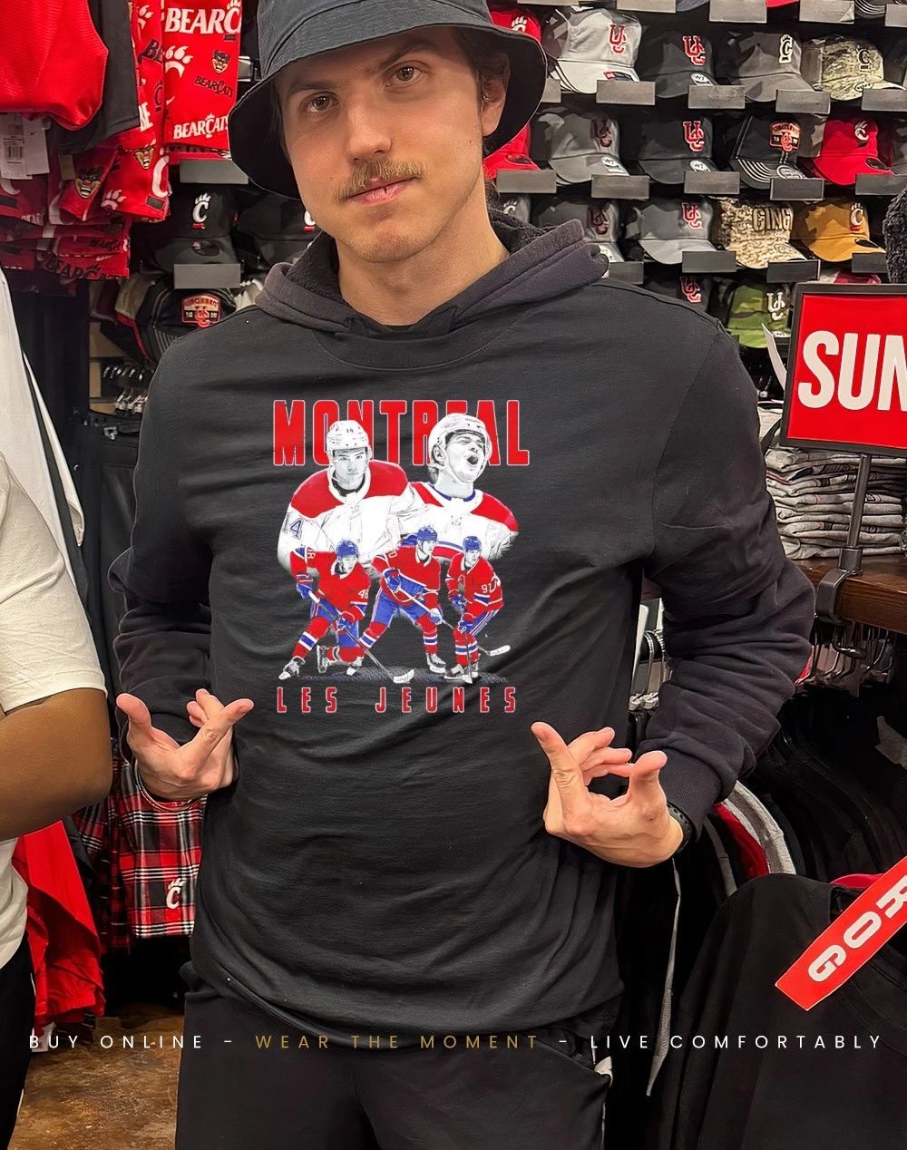 Montreal Hockey Les Jeunes graphic shirt